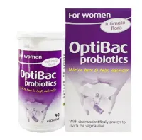 Men vi sinh trị nấm và viêm âm đạo OptiBac Probiotics hộp 90v Anh( DATE T7.24)