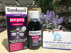 Siro Sambucol kid tăng đề kháng 120ml cho bé 1-12 tuổi