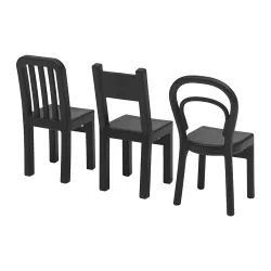 Set 3 móc treo hình ghế FJANTIG IKEA