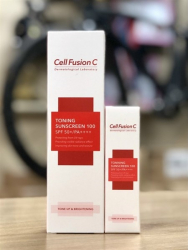 Kem chống nắng nâng tone hồng Cell FusionC SPF50 50ml ( tặng kèm tuýp nhỏ )