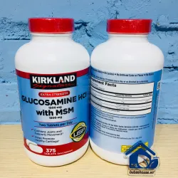 Bổ khớp Kirkland Glucosamine MSM 1500mg 375 viên của Mỹ