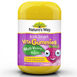 Kẹo Gummies Multi Vitamin , Rau củ cho bé Nature's Way (60 viên)