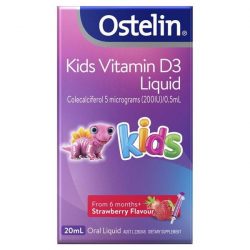 Ostelin Kids Vitamin D3 Liquid 20ml của Úc Cho Bé Từ 6m trở lên